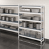 Thumbnail image #3 for Fermostock 4-Tier Polymer Shelving Expansion Kit, 71 in. H x 42 in. W x 22 in. D