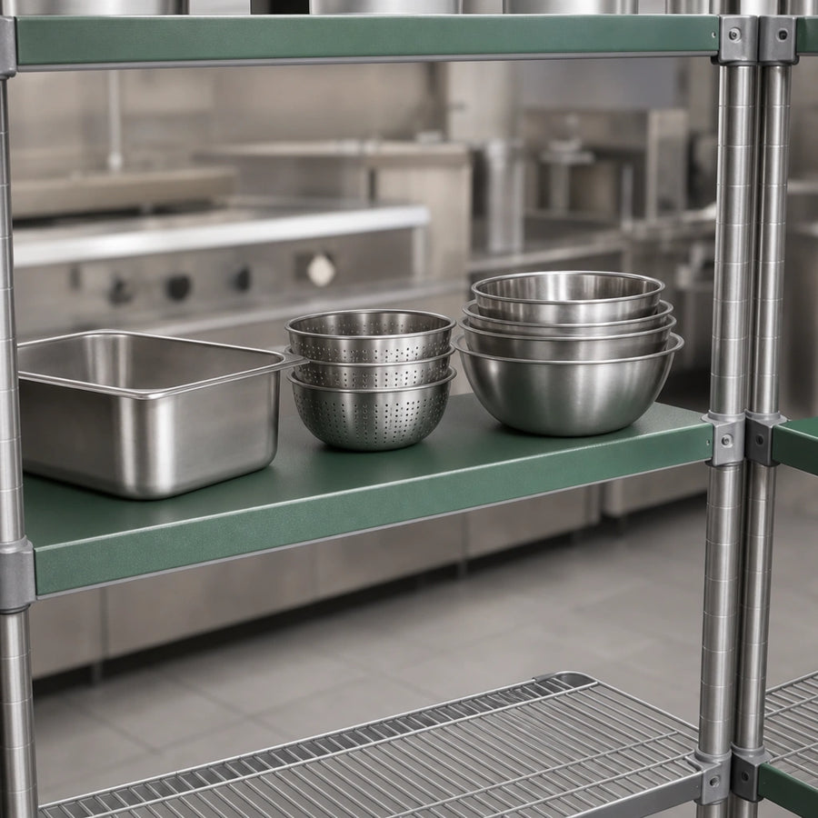 Flat Solid Shelf Surface