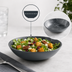 Thumbnail image #3 for American Metalcraft Mix & Matte 12 oz Gray Marble Round Melamine Bowl