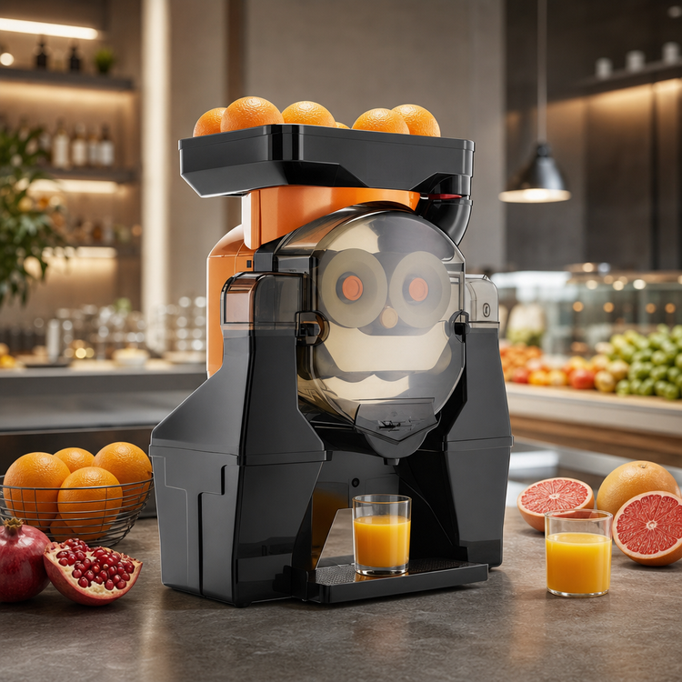 Product image #3 for Zumoval Big Basic Countertop Citrus Juice Extractor with Self-Tap, Automatic Feed and Pulp Extractor
