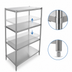Thumbnail image #3 for John Boos SUS-183036-2 Stainless Steel Dry Storage Shelving Unit, 30 Inch x 18 Inch x 36 Inch, 2 Adjustable Shelves