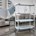 Thumbnail image #3 for MetroMax i 4-Tier Mobile Polymer Shelving Unit with Stem Casters, 48