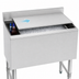 Thumbnail image #4 for KoolMore 30-Inch Commercial Stainless Steel Underbar Ice Bin with Insulated Sliding Cover and Bottle Holders