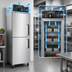 Thumbnail image #4 for Atosa One-Section Top-Mount Reach-In Refrigerator with 2 Solid Half Doors, 21.4 Cu. Ft.