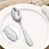 Thumbnail image #4 for Winco Peacock 6-1/8-Inch Teaspoon, 18/8 Stainless Steel, Extra Heavyweight, Mirror Finish