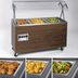 Thumbnail image #3 for Vollrath 2-Series Affordable Portable Deluxe 3-Well Mobile Hot Food Station with Buffet Breath Guard, 208-240V