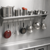 Thumbnail image #3 for Advance Tabco PS-15-108 Wall-Mounted Shelf with Pot Rack, 108 in. x 15 in., 18/430 Stainless Steel