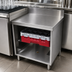 Thumbnail image #3 for Advance Tabco Special Value Underbar Closed Glass Rack Cabinet, 24