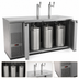 Thumbnail image #3 for Pro-Line E-Series Two-Section Stainless Steel Direct Draw Draft Beer Cooler with 2 Towers and 3 Faucets, 69-1/2-Inch Wide, 28 Cu. Ft.