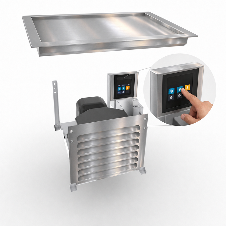 Product image #2 for Duke HotFrost FTO1-SL 29-Inch Slim Line Frost Top Overshelf with Touch Screen Controls