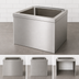 Thumbnail image #3 for Floor-Mounted Stainless Steel Mop Sink Kit with 20