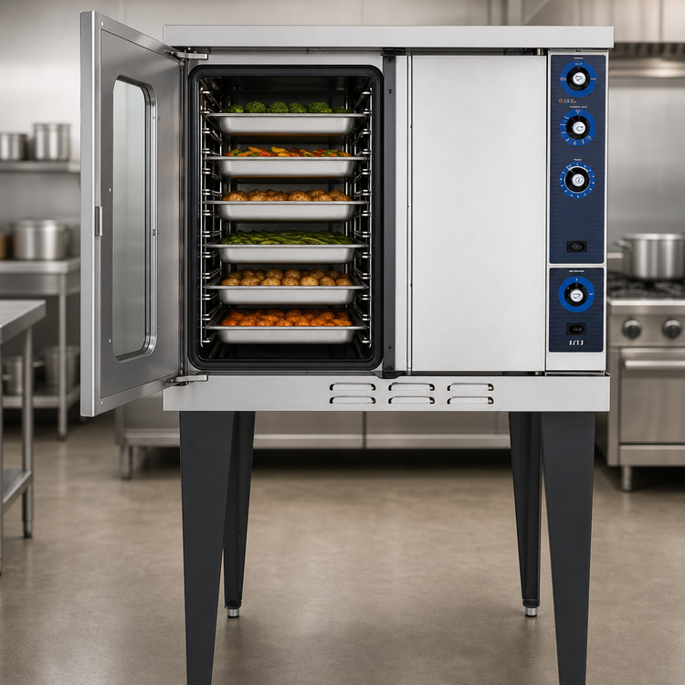 Product image #3 for Duke 613-G1V Single-Deck Standard Depth Gas Convection Oven