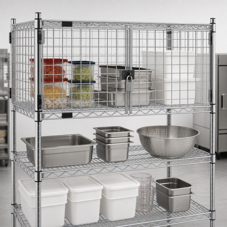 Product image #3 for EagleGard 60 Inch x 21 Inch Security Enclosure Kit with Hinged Doors