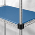 Thumbnail image #3 for QuadPlus Blue Solid Polymer Shelf Mat with Wire Quad-Adjust Frame, 24 x 21 Inches