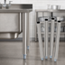 Thumbnail image #3 for 19-Inch Stainless Steel Sink Leg Set with Adjustable Feet