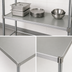 Thumbnail image #3 for Eagle Valu-Master Solid Galvanized Shelf, 30 x 18 Inches, Gray Epoxy Finish