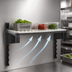 Thumbnail image #3 for Cambro Camshelving Elevation 18 x 48 Inch Wall-Mounted Vented Shelf Kit, Brushed Graphite