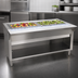 Thumbnail image #3 for Advance Tabco Triumph Supreme 2-Pan Ice Cooled Serving Counter with Stainless Steel Top