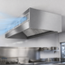 Thumbnail image #3 for SpecAir HEF96-120 Wall Type Front Discharge Make-Up Air Exhaust Hood, 120