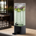 Thumbnail image #3 for Cal-Mil Iron Collection Mission 3 Gallon Square Beverage Dispenser with Ice Chamber and Drip Tray