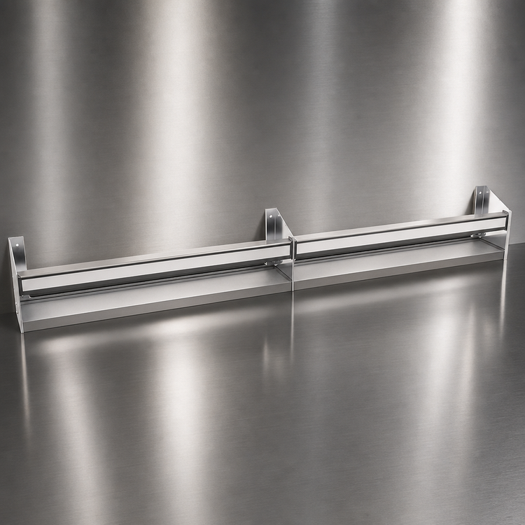 Product image #3 for Glastender 56-Inch Single Speed Rail with Open Step-and-Rail Design
