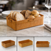 Thumbnail image #3 for American Metalcraft Rectangular Poplar Wood Serving Box