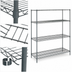 Thumbnail image #3 for Super Erecta Convenience Pak 4-Shelf Wire Shelving Unit, 60