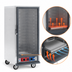 Thumbnail image #3 for Metro C5 1 Series 3/4 Height Mobile Non-Insulated Heated Holding and Proofing Cabinet with Clear Polycarbonate Door and Universal Wire Slides