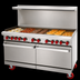 Thumbnail image #3 for American Range AR-60G 60-Inch Gas Restaurant Range with 1-Inch Griddle Plate and (2) Standard Ovens