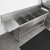 Thumbnail image #3 for John Boos Pro-Bowl 4-Compartment Commercial Sink with 18-Inch Left Drainboard, 14-Gauge Stainless Steel