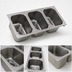 Thumbnail image #3 for Eagle Group Three-Compartment Self-Rimming Drop-In Sink with No Deck, 16 x 20 x 8 Inch Bowls