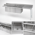 Thumbnail image #3 for Advance Tabco 83-Inch 3-Compartment Sink Table with Right Drainboard