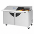 Thumbnail image #3 for Turbo Air Super Deluxe 60-Inch Two-Section Sandwich/Salad Mega Top Prep Table with Slide-Back Lid