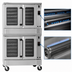 Thumbnail image #3 for Southbend Platinum Double-Deck Gas Convection Oven, Bakery Depth, Touchscreen Controls, Independent Doors