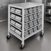 Thumbnail image #3 for Dinex Stationary Aluminum Can Rack for 156 #10 Cans