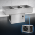 Thumbnail image #3 for Atlas Metal Remote Refrigerated 5-Pan Full-Size Deep Cold Food Drop-In Unit with Side Coils