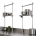 Thumbnail image #3 for Quantum 18-Inch Overhead Track Shelving Intermediate Kit with 86-Inch Posts, Chrome Plated