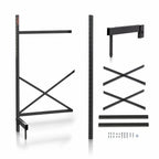 Thumbnail image #3 for Metro SmartLever SM862442-ADD Add-On Cantilevered Shelving Kit, 42 x 24 Inch Shelf Size, 86-3/8 Inch High, Epoxy-Coated Steel