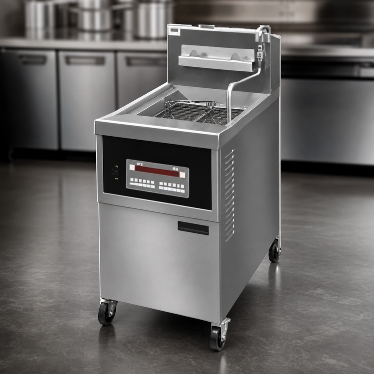 Product image #3 for Henny Penny OFG-341 Gas Open Fryer with Built-In Filter System, 1 Well, 90 lb Fat Capacity