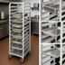 Thumbnail image #3 for Channel Lifetime Tough Extra Heavy-Duty Universal Aluminum Steam Table Pan Rack with Casters, 18-Pan Capacity, 21 x 26 x 64 Inches