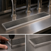 Thumbnail image #3 for Micro Matic 33 Inch x 8 Inch Surface Mount Stainless Steel Drip Tray Trough