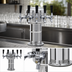 Thumbnail image #3 for Glastender Mini Mushroom 5-Faucet Glycol-Cooled Draft Dispensing Tower