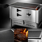 Thumbnail image #3 for Jade Range (Middleby) Titan JLB-60 60-Inch Wood-Burning Log Broiler with Heavy-Duty Grates, Stainless Steel, Floor Model