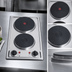 Thumbnail image #3 for Summit Commercial 11-1/4-Inch Built-In Two-Burner Electric Cooktop with Sealed Cast Iron Elements