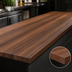 Thumbnail image #3 for John Boos Boos Block American Black Walnut Edge Grain Kitchen Countertop, 144 x 32 x 1-1/2 Inch, Varnique Finish