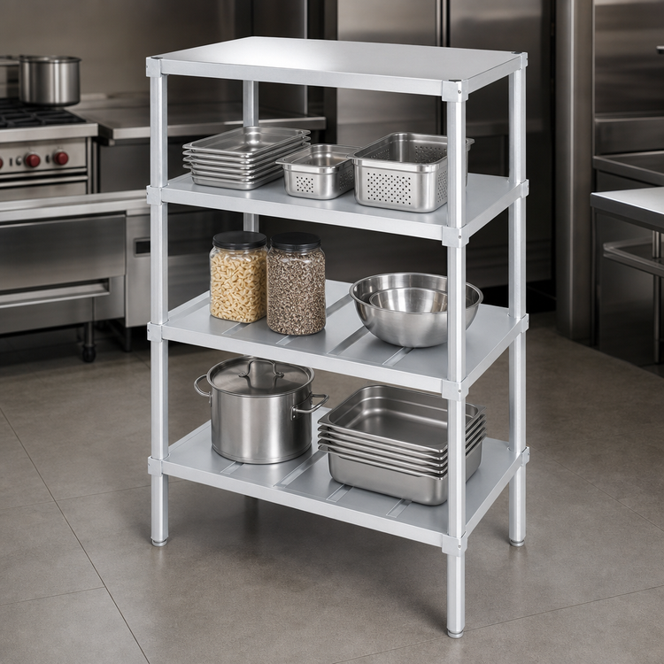 Product image #3 for Channel 42W x 24D x 2H Aluminum Solid Adjustable Shelf