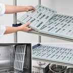 Thumbnail image #3 for Metro MetroMax 4 MAX4-2142G 42"W x 21"D Blue All-Polymer Open-Grid Shelf with Removable Mats