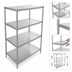 Thumbnail image #3 for John Boos Stainless Steel Dry Storage Shelving Unit with 4 Adjustable Shelves