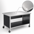 Thumbnail image #3 for Atlas Metal CAFT-3 50-Inch Utility Solid Top Serving Counter with Stainless Steel Top