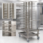 Thumbnail image #3 for Blodgett (Middleby) Blodgett Combi BC-20 Mobile Banquet Cart, 96-Plate Capacity, 304 Stainless Steel, Heat Retention Panels
